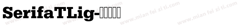 SerifaTLig字体转换