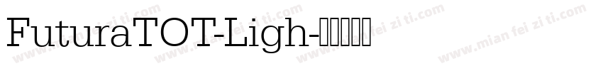 FuturaTOT-Ligh字体转换
