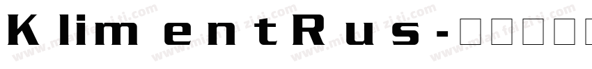 KlimentRus字体转换