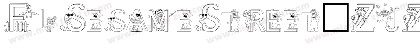 FlSesameStreet-ZJZK字体转换