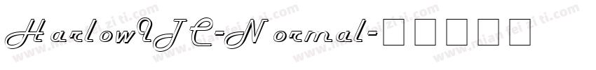 HarlowITC-Normal字体转换