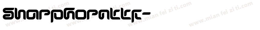 SharpHornttf字体转换