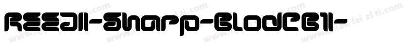 REEJI-Sharp-BlodCB1字体转换