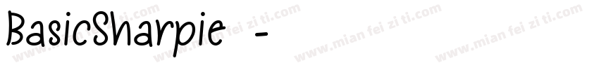 BasicSharpie字体字体转换
