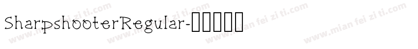 SharpshooterRegular字体转换