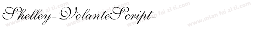Shelley-VolanteScript字体转换