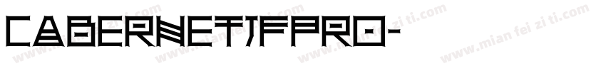 CabernetJFPro字体转换