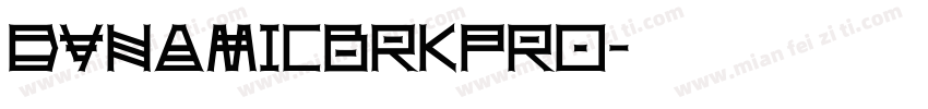 DynamicBRKPro字体转换