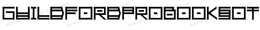GuildfordProBook5otf字体转换