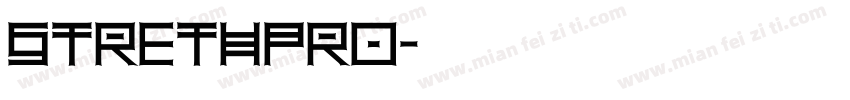 StrethPro字体转换