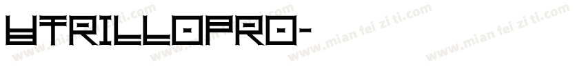 UtrilloPro字体转换