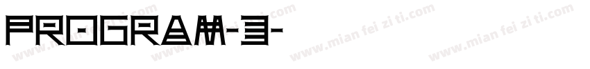 program-3字体转换