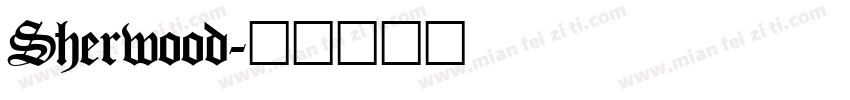 Sherwood字体转换