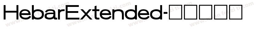 HebarExtended字体转换