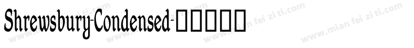 Shrewsbury-Condensed字体转换