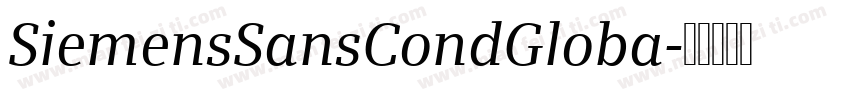 SiemensSansCondGloba字体转换