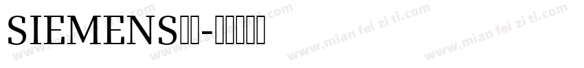 SIEMENS字体字体转换