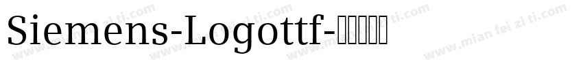Siemens-Logottf字体转换