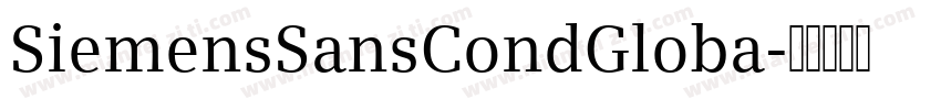 SiemensSansCondGloba字体转换