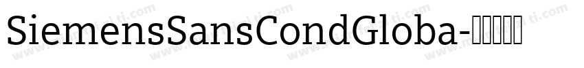 SiemensSansCondGloba字体转换