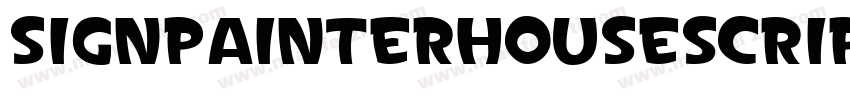 SignPainterHouseScript字体转换