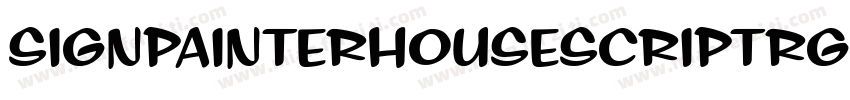 SignPainterHouseScriptRg字体转换