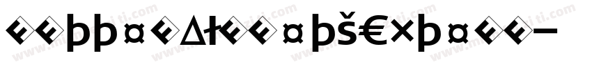 CopperAltCapsExpert字体转换