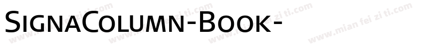 SignaColumn-Book字体转换