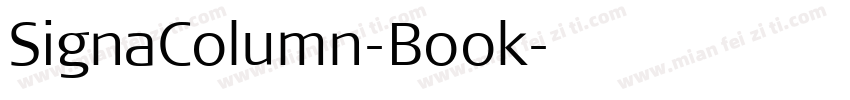 SignaColumn-Book字体转换