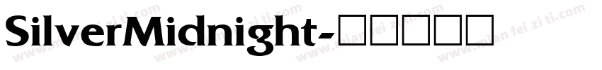 SilverMidnight字体转换