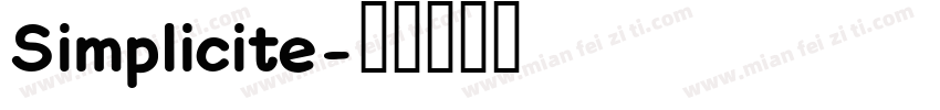 Simplicite字体转换