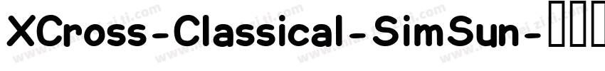 XCross-Classical-SimSun字体转换