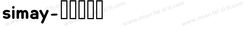 simay字体转换