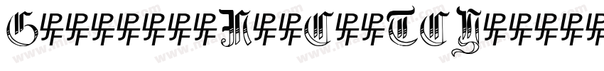 GaramondNo4CyrTCY字体转换