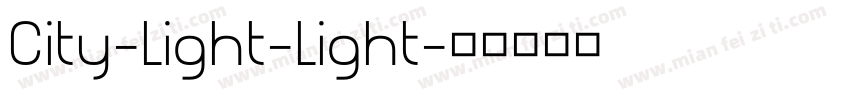 City-Light-Light字体转换
