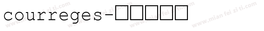 courreges字体转换