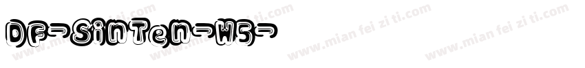 DF-SinTen-W5字体转换