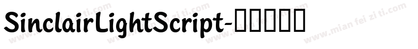 SinclairLightScript字体转换