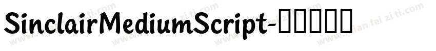 SinclairMediumScript字体转换