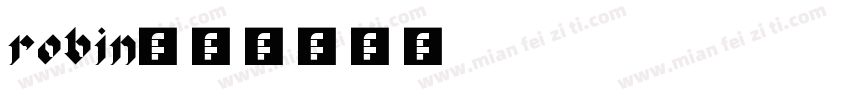 robin字体转换