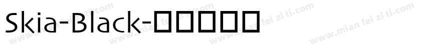 Skia-Black字体转换