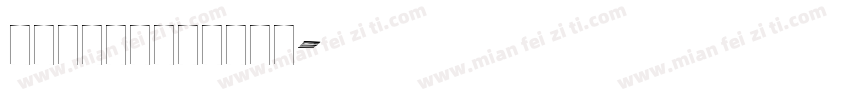 mullernarrow字体转换