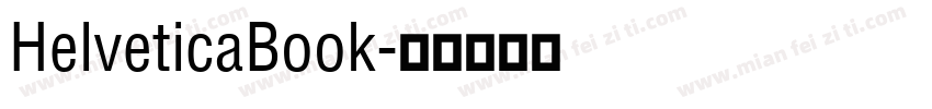 HelveticaBook字体转换
