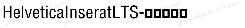 HelveticaInseratLTS字体转换