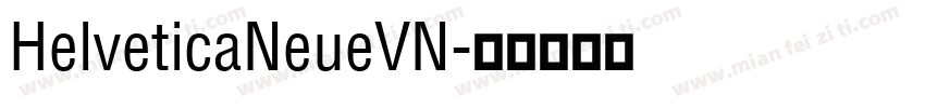 HelveticaNeueVN字体转换