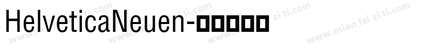 HelveticaNeuen字体转换