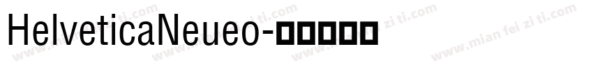 HelveticaNeueo字体转换