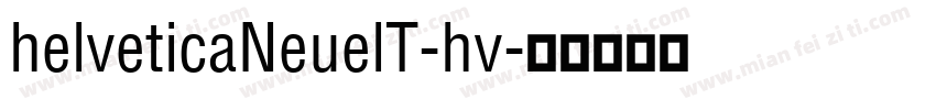 helveticaNeuelT-hv字体转换