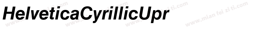 HelveticaCyrillicUpr字体转换