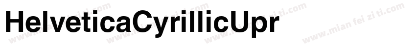 HelveticaCyrillicUpr字体转换